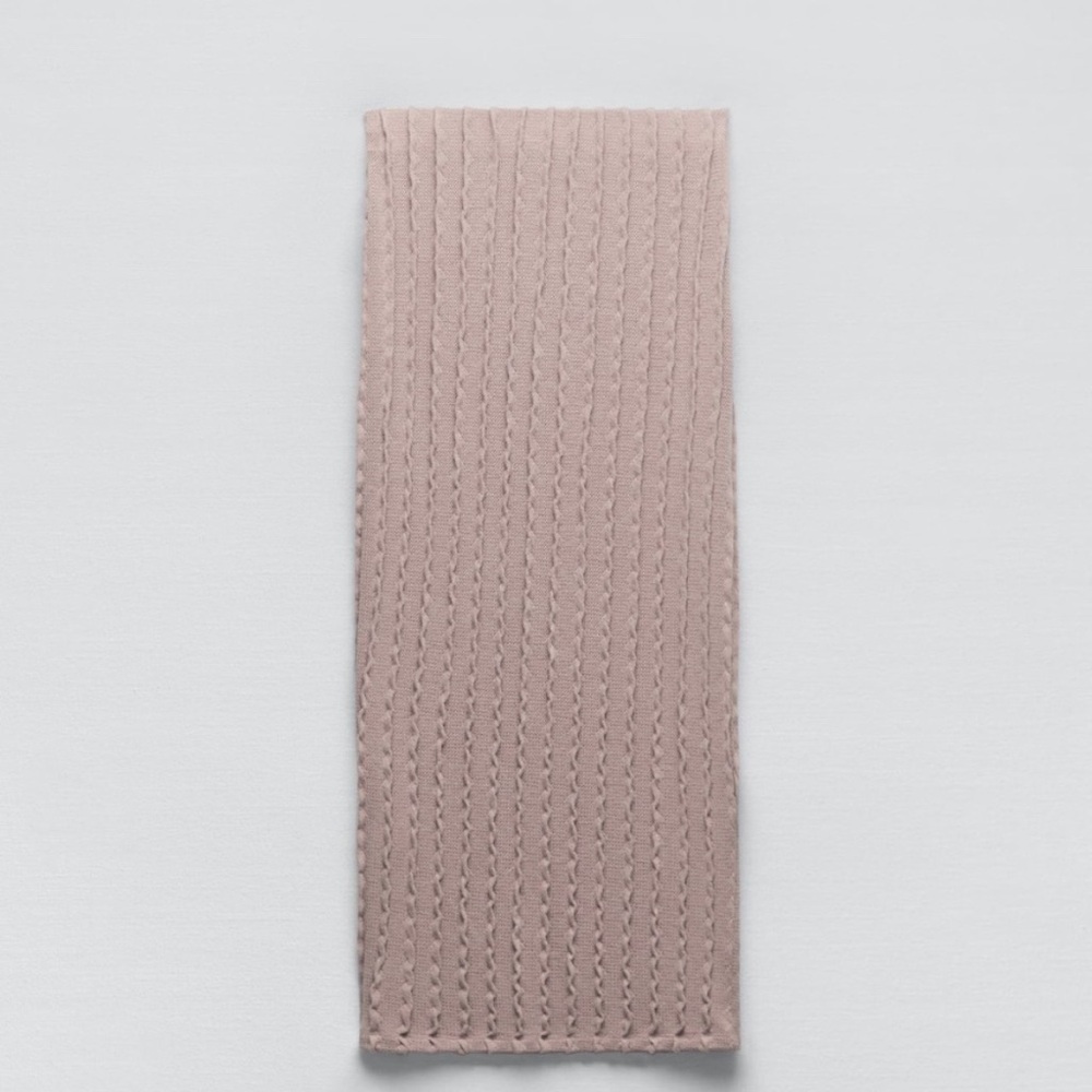 ZARA RIBBED MIDI SKIRT - Picture 4 of 7